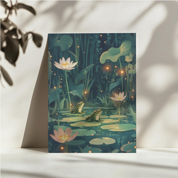 Serene Lotus Pond