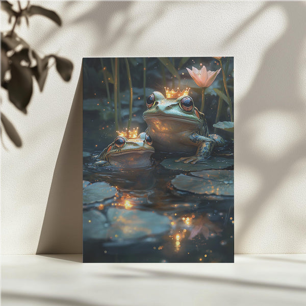 Frogs Crowned in Light