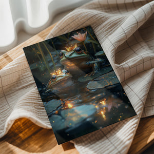 Frogs Crowned in Light