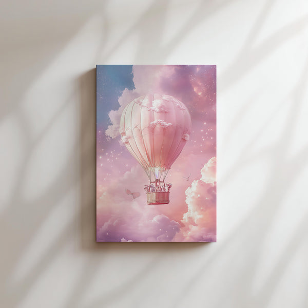 Pink Balloon Flight