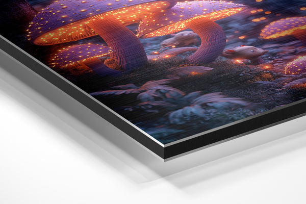 Glowing Mushroom Forest