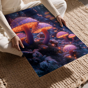 Glowing Mushroom Forest