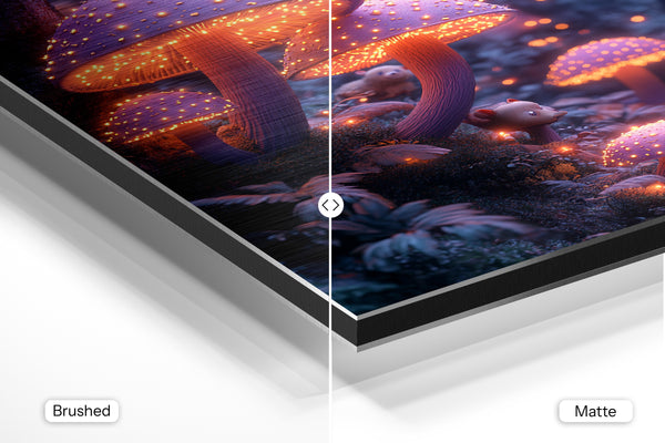 Glowing Mushroom Forest