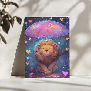 Lion Under Umbrella