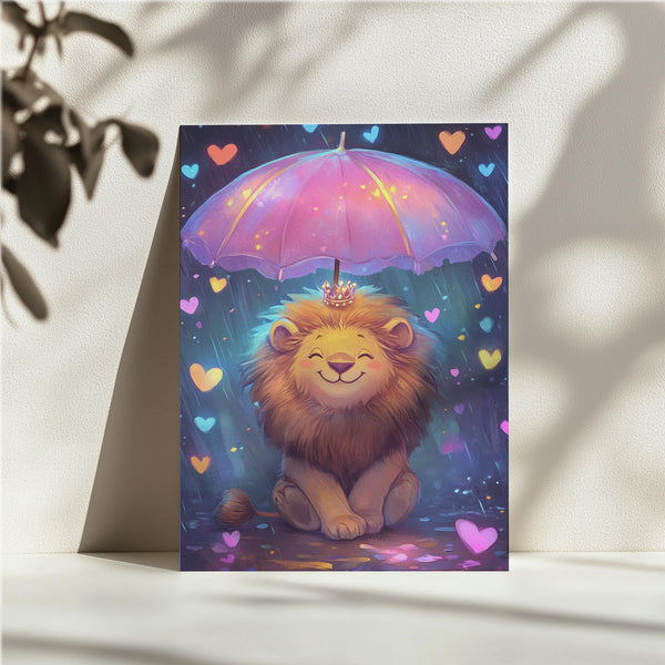 Lion Under Umbrella