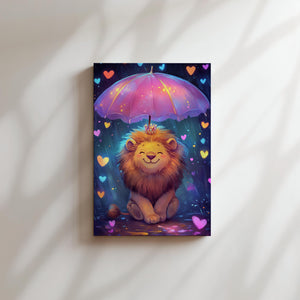 Lion Under Umbrella