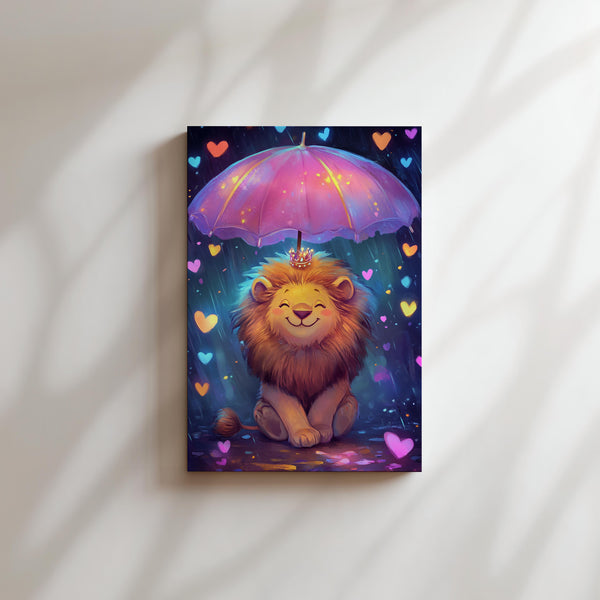 Lion Under Umbrella