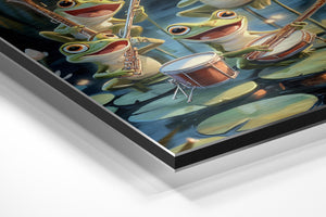 Frog Musician Lilypond