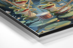 Frog Musician Lilypond