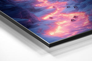 Glowing Ice Penguins