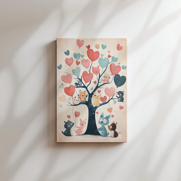 Heart Balloon Tree