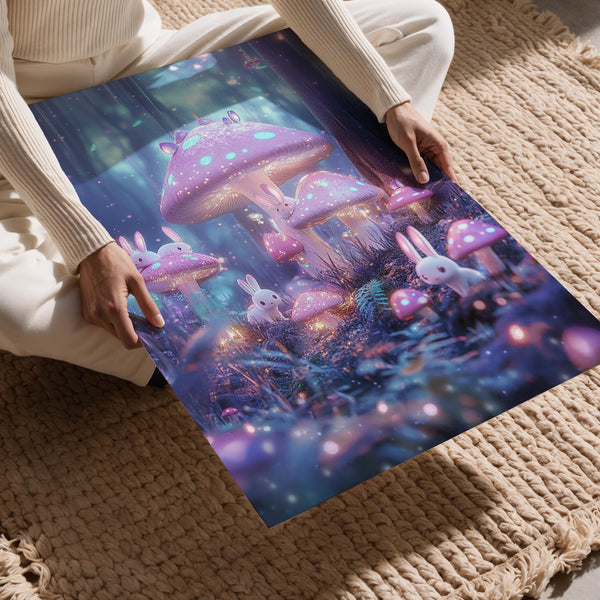 Glowing Mushroom Forest