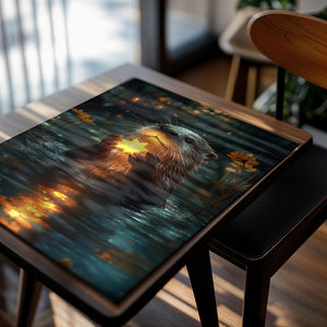 Otter Holding a Star