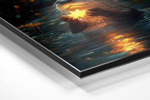 Otter Holding a Star