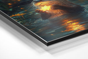 Otter Holding a Star