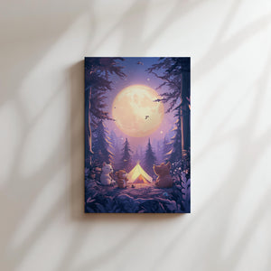 Forest Camping Moonlit