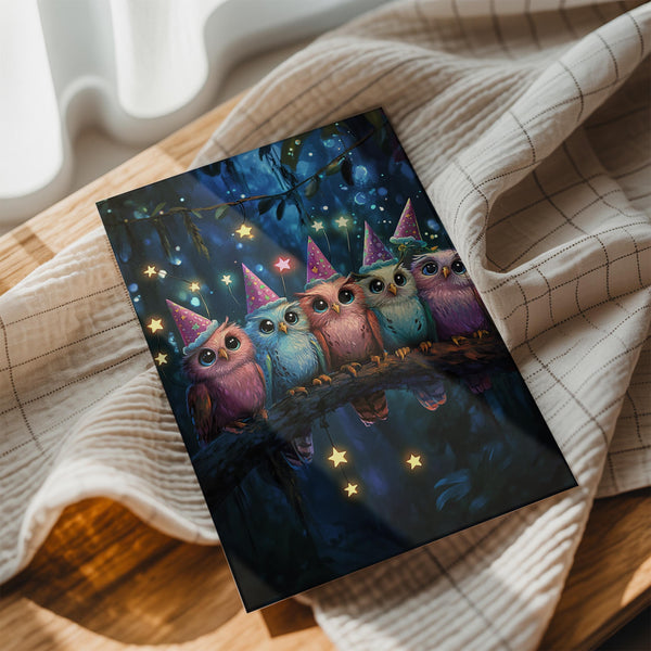 Party Hat Owls