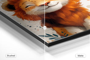 Smiling Lion Portrait