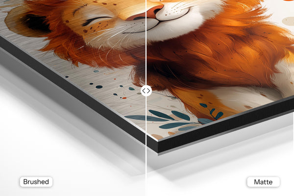 Smiling Lion Portrait