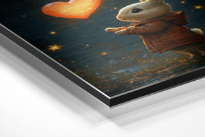 Bunny with Heart Balloon