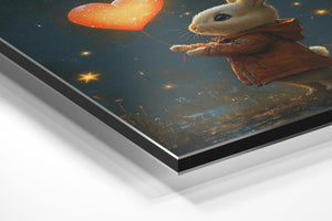 Bunny with Heart Balloon