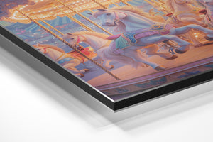 Elegant Carousel Horses