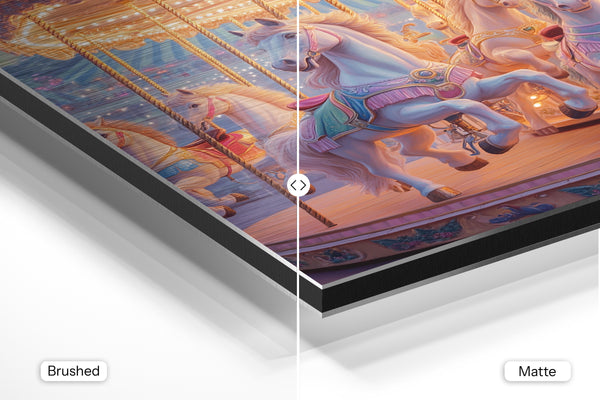 Elegant Carousel Horses