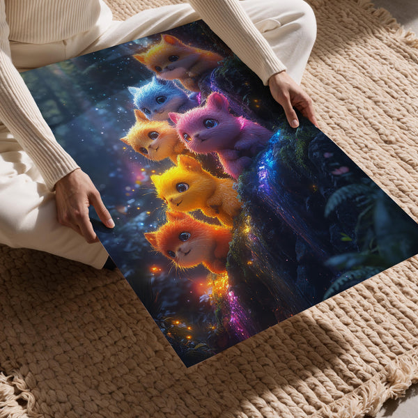 Colorful Fantasy Kittens