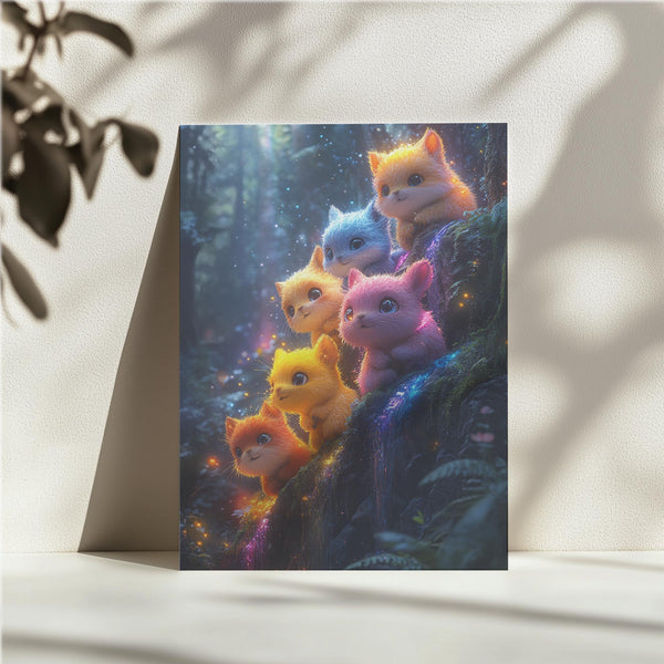 Colorful Fantasy Kittens