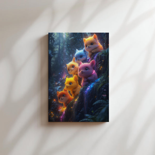 Colorful Fantasy Kittens