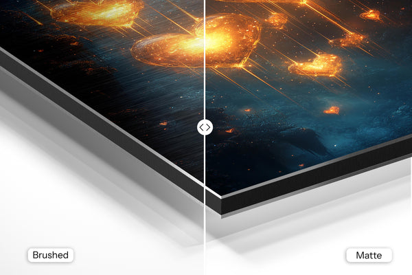 Glowing Heart Cascade