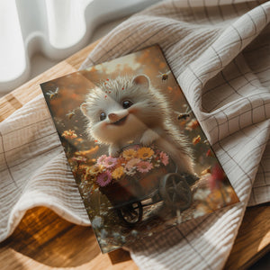 Hedgehog Flower Cart