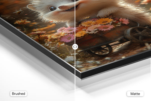 Hedgehog Flower Cart