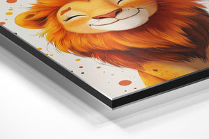 Smiling Lion Portrait