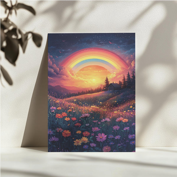 Rainbow Over Meadow