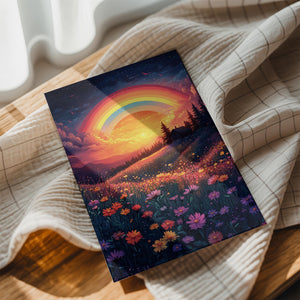 Rainbow Over Meadow