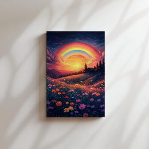 Rainbow Over Meadow