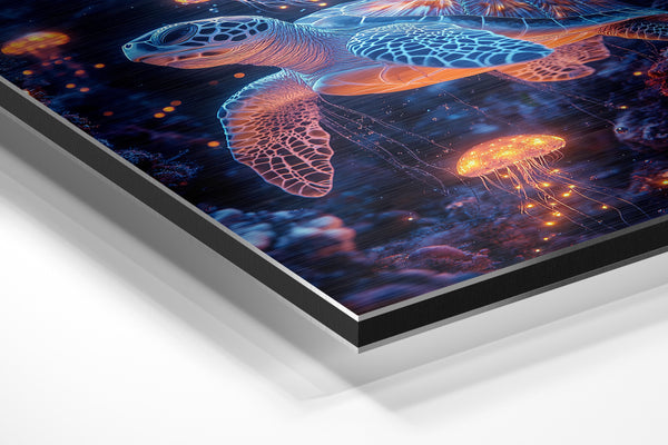 Turtle and Jellyfish Glow