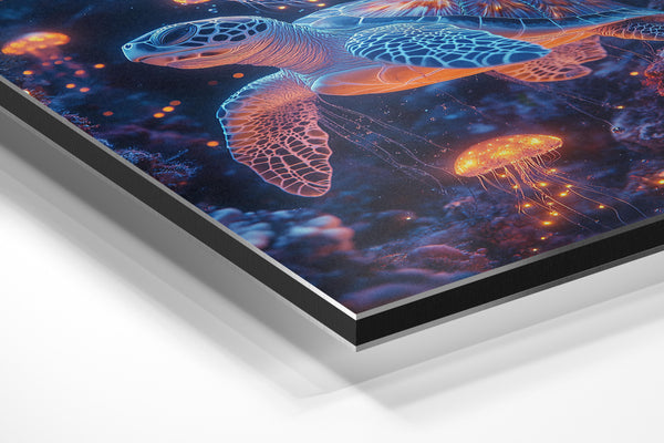 Turtle and Jellyfish Glow