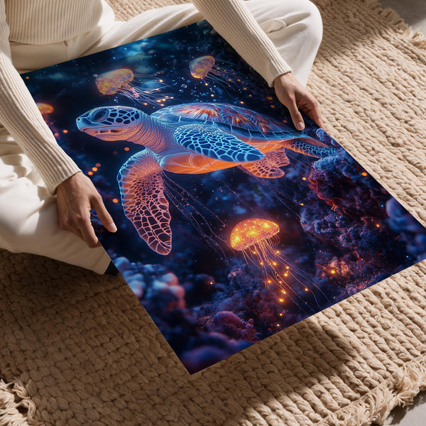 Turtle and Jellyfish Glow