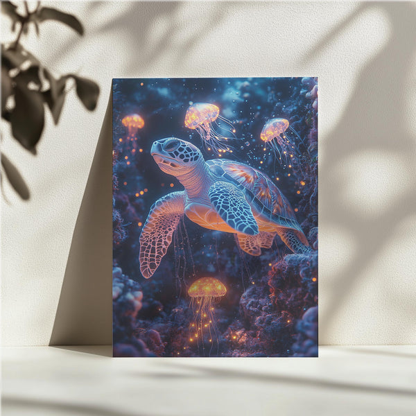 Turtle and Jellyfish Glow