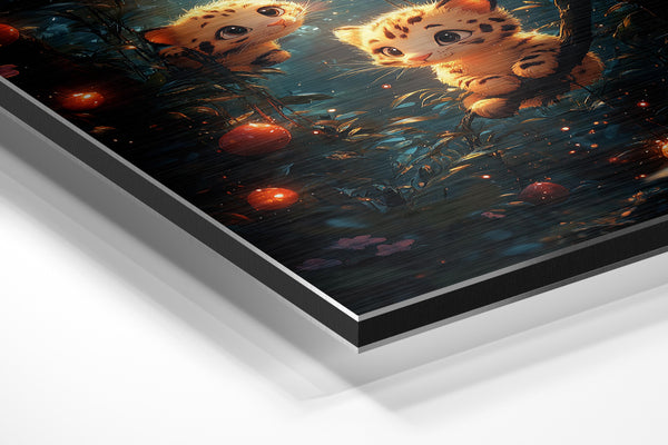 Playful Leopard Cubs