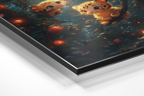 Playful Leopard Cubs