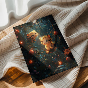 Playful Leopard Cubs