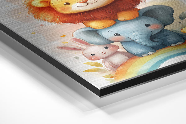 Animal Friends on Rainbow