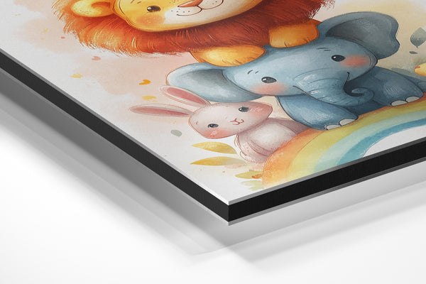 Animal Friends on Rainbow