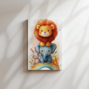 Animal Friends on Rainbow