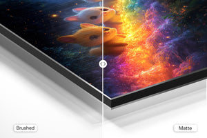 Kittens on Rainbow Stream