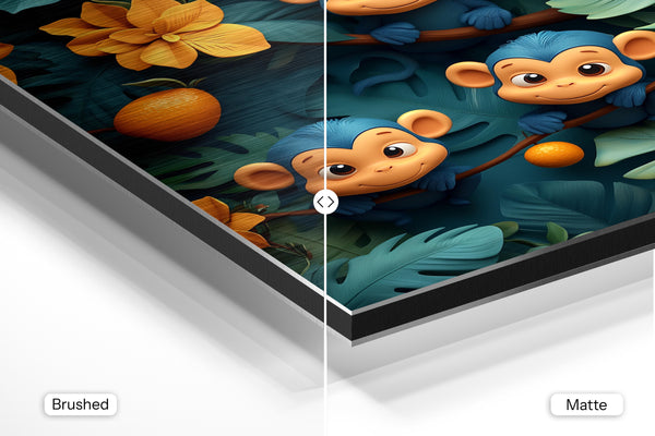 Monkeys Among Tropical Leaves