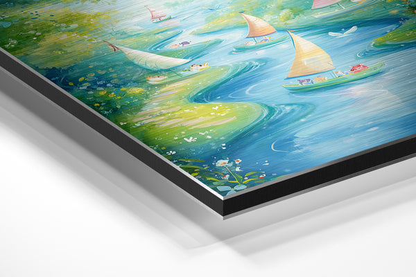 Boats on Enchanted Stream